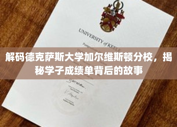 探索德克萨斯大学加尔维斯顿分校，揭秘学子成就背后的神秘力量